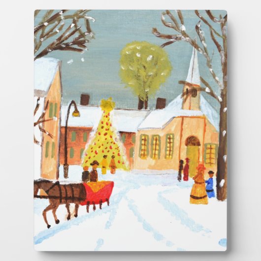 Vrolijk kerstfeest fotoplaat (Voorkant)