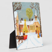 Vrolijk kerstfeest fotoplaat (Zijkant)