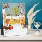 Vrolijk kerstfeest fotoplaat (Zijkant)