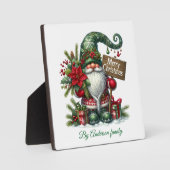 Vrolijk kerstfeest fotoplaat (Voorkant)