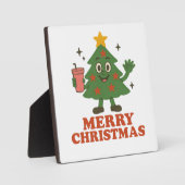  Vrolijk kerstfeest  Fotoplaat (Voorkant)