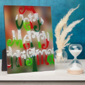 vrolijk kerstfeest fotoplaat (Zijkant)
