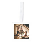 Vrolijk kerstfeest Foto's Rood wit Decoratie (Voorkant)