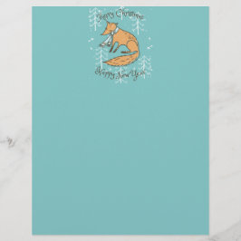 Vrolijk kerstfeest Fox Cozy