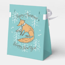Vrolijk kerstfeest Fox Cozy