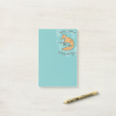 Vrolijk kerstfeest Fox Cozy Post-it® Notes (Op bureau)