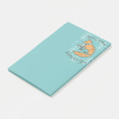 Vrolijk kerstfeest Fox Cozy Post-it® Notes (Schuin)