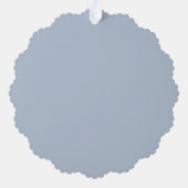 Vrolijk kerstfeest: Fox Illustration Art Ornament Kaart (Achterkant)