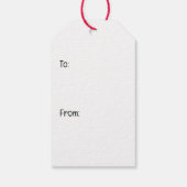 Vrolijk Kerstfeest Franse Bulldogs Cadeaulabel (Achterkant)