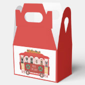 Vrolijk Kerstfeest Franse Bulldogs Vakantie Trolly Bedankdoosjes (Geopend)