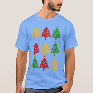 Vrolijk kerstfeest Funny kerstboomfeest T-shirt
