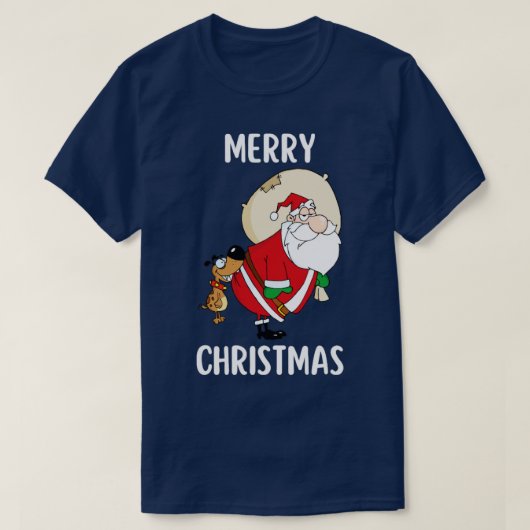 Vrolijk kerstfeest Funny Shirt138 T-shirt (Design voorkant)