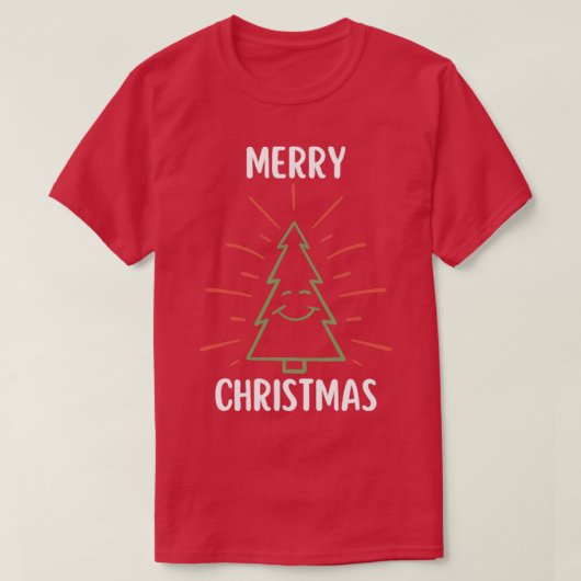 Vrolijk kerstfeest Funny Shirt167 T-shirt (Design voorkant)