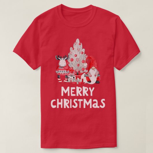 Vrolijk kerstfeest Funny Shirt32 T-shirt (Design voorkant)