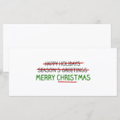 Vrolijk kerstfeest, geen groeten van de seizoenen (Voorkant / Achterkant)