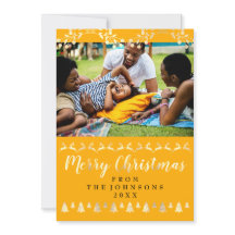 Vrolijk kerstfeest Gele Geelfoto gebeurt