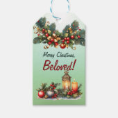 Vrolijk kerstfeest, geliefde!  cadeaulabel (Voorkant)