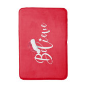 Vrolijk kerstfeest - Geloof in de Kerstman met roo Badmat (Voorkant Verticaal)