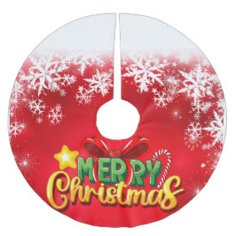 Vrolijk Kerstfeest Gelukkig Kerstmis Rood Groen Va Kerstboom Rok