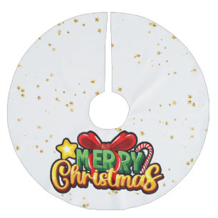 Vrolijk Kerstfeest Gelukkig Kerstmis Rood Groen Va Kerstboom Rok