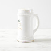 Vrolijk Kerstfeest Gelukkig Nieuwjaar 2024 Bierpul (Voorkant rechts)