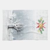 Vrolijk Kerstfeest & Gelukkig Nieuwjaar! 2024 XMAS Theedoek (Horizontaal)