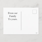 Vrolijk kerstfeest gelukkig nieuwjaar briefkaarten (Achterkant)