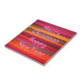 Vrolijk Kerstfeest Gelukkig Nieuwjaar Collectie Tegeltje (Zijkant)