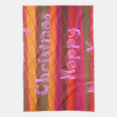 Vrolijk Kerstfeest Gelukkig Nieuwjaar Collectie Theedoek (Verticaal)
