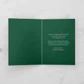 Vrolijk Kerstfeest Gelukkig Nieuwjaar Coquette Bow Feestdagen Kaart (Binnen)