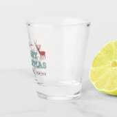 Vrolijk kerstfeest, gelukkig nieuwjaar, droog ID61 Shot Glas (Rechts)