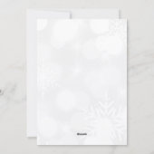 Vrolijk kerstfeest & gelukkig nieuwjaar foto feestdagenkaart (Achterkant)