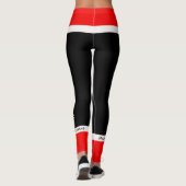 Vrolijk kerstfeest/Gelukkig Nieuwjaar/Goud Boom Leggings (Achterkant)