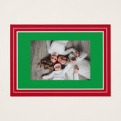 Vrolijk Kerstfeest Gelukkig Nieuwjaar Heilige Fami Visitekaartje (Achterkant)