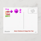 Vrolijk Kerstfeest & Gelukkig Nieuwjaar Het MUSEUM Feestdagenkaart (Achterkant)