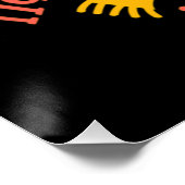 VROLIJK KERSTFEEST & GELUKKIG NIEUWJAAR Kerstmis Perfect Poster (Hoek)