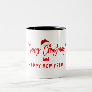Vrolijk Kerstfeest Gelukkig Nieuwjaar Mok