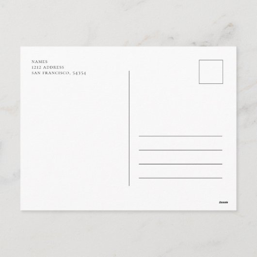 vrolijk kerstfeest. Gelukkig nieuwjaar. Pijnbomen. Feestdagenkaart (Achterkant)