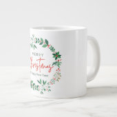 Vrolijk Kerstfeest & Gelukkig Nieuwjaar Specialty  Grote Koffiekop (Voorkant rechts)