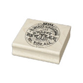 Vrolijk Kerstfeest Gelukkig Nieuwjaar  Typografie Rubberstempel (Stempel)