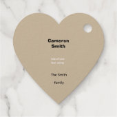 Vrolijk kerstfeest Gepersonaliseerd Bedankjes Labels (Achterkant)