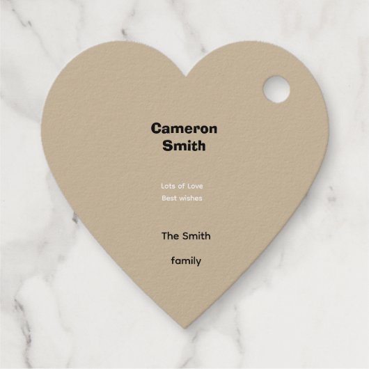 Vrolijk kerstfeest Gepersonaliseerd Bedankjes Labels (Achterkant)