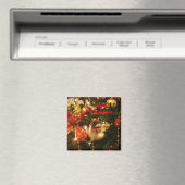 Vrolijk kerstfeest - Gepersonaliseerd Magneet (Insitu (Vaatwasser))