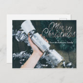 Vrolijk kerstfeest Gepersonaliseerde Kaart voor de (Voorkant / Achterkant)