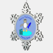 Vrolijk kerstfeest Gevist Ornament Penguin (Rechts)