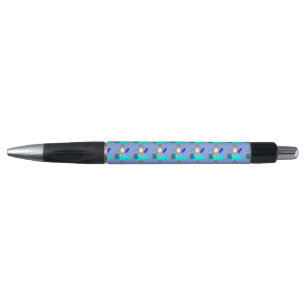 Vrolijk kerstfeest Gevist Penguin Pen