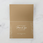 Vrolijk kerstfeest gevouwen feestdagen kaart (Binnen)