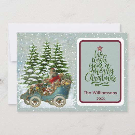 Vrolijk Kerstfeest Gezellige  Kerstmis Kaart (Voorkant)