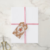 Vrolijk kerstfeest | Gingerbrood Man Cadeaulabel (Met Touw)