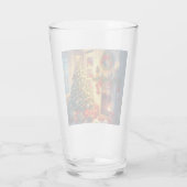 Vrolijk kerstfeest glas (Achterkant)